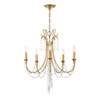 Arcadia 5 Light Antique Gold Chandelier (ARC-1905-GA-CL-MWP)