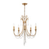 Arcadia 5 Light Antique Gold Chandelier (ARC-1905-GA-CL-MWP)