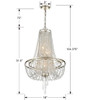 Arcadia 4 Light Antique Silver Chandelier (ARC-1907-SA-CL-MWP)