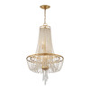 Arcadia 4 Light Antique Gold Chandelier (ARC-1907-GA-CL-MWP)