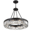 Alister 10 Light Charcoal Bronze Chandelier (ALI-B2010-CZ)