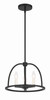 Abbott 3 Light Black Chandelier (ABB-3003-BK)