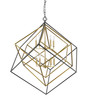 Z-Lite Euclid 10 Light Chandelier in Olde Brass + Bronze (457-10OBR-BRZ)