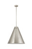 Eaton 1 Light Pendant in Brushed Nickel (6011P24-BN)