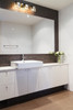 Z-Lite Bleeker Street 3 Light Vanity in Matte Black + Brushed Nickel (475-3V-MB-BN)
