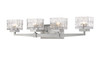Z-Lite Rubicon 4 Light Vanity in Brushed Nickel (1927-4V-BN-LED)