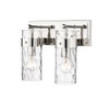Z-Lite Fontaine 2 Light Vanity in Polished Nickel (3035-2V-PN)