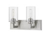 Savannah 2 Light Vanity in Brushed Nickel (462-2V-BN)