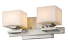 Cuvier 2 Light Vanity In Brushed Nickel (1914-2V-BN)