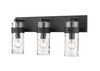 Fontaine 3 Light Vanity in Matte Black (3035-3V-MB)