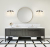 Z-Lite Vaughn 2 Light Vanity in Brushed Nickel (736-2V-BN)
