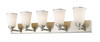 Jarra 5 Light Vanity  in Brushed Nickel (432-5V-BN)