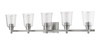 Bohin 5 Light Vanity in Brushed Nickel  (464-5V-BN)