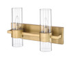 Lawson 2 Light Vanity in Rubbed Brass (343-2V-RB)