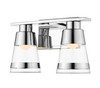 Ethos 2 Light Vanity in Chrome  (1921-2V-CH-LED)