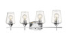 Z-Lite Joliet 4 Light Vanity in Chrome (473-4V-CH)