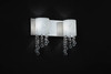 Jewel 2 Light Vanity  in Chrome (871CH-2V)