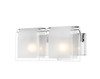 Zephyr 2 Light Vanity In Chrome (169-2V)