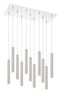 Forest 11 Light Chandelier in Chrome (917MP12-BN-LED-11LCH)