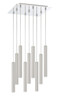 Forest 9 Light Chandelier in Chrome (917MP12-BN-LED-9SCH)