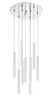 Z-Lite Forest 9 Light Chandelier in Chrome (917MP12-WH-LED-9RCH)