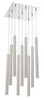 Z-Lite Forest 9 Light Chandelier in Chrome (917MP24-BN-LED-9SCH)
