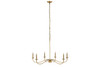 Z-Lite Arrington 6 Light Chandelier in Rubbed Brass (2301-42RB)