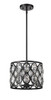Z-Lite Dealey 3 Light Chandelier in Matte Black (6010-12MB)