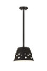Z-Lite Katie 1 Light Pendant in Matte Black (6014-12MB)