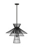 Alito 6 Light Chandelier in Matte Black (6015-6MB)