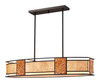 Parkwood 4 Light Island/Billiard in Bronze (Z42-55IS)