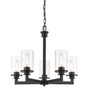 Z-Lite Savannah 5 Light Chandelier in Bronze (462-5BRZ)