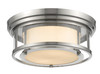 Luna 2 Light Flush Mount in Brushed Nickel (2005F13-BN)