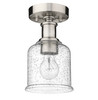 Z-Lite Bryant 1 Light Flush Mount in Brushed Nickel (734F1-BN)