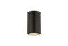 Z-Lite Harley 1 Light Flush Mount in Matte Black (2302F1-MB)