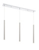Forest 3 Light Linear Chandelier in Chrome (917MP24-BN-LED-3LCH)