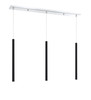 Forest 3 Light Linear Chandelier in Chrome (917MP24-MB-LED-3LCH)