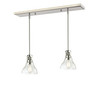 Forge 1 Light island In Brushed Nickel (320-8MP-2BN)