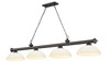 Cordon 4 Light Billiard in Bronze (2306-4BRZ-DMO14)
