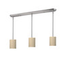 Albion 3 Light island In Brushed Nickel (171-6-3C)