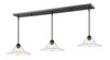 Annora 3 Light Linear Chandelier in Olde Bronze (428MP14-3OB)