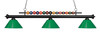 Z-Lite Shark 3 Light Billiard in Matte Black (170MB-PGR)