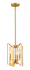Marsala 3 Light Mini Pendant in Polished Metallic Gold (4000MP-PMG)
