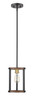 Kirkland 1 Light Pendant in Rustic Mahogany (472MPR-RM)