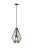 Quintus 1 Light Pendant in Plated Bronze (442MP12-BP)