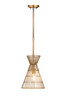 Alito 1 Light Pendant in Rubbed Brass (6015MP-RB)