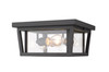 Seoul 3 Light Outdoor Flush Mount in Oil Rubbed Bronze (571F-ORB)