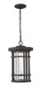 Jordan 1 Light Outdoor Chain Mount Ceiling Fixture in Oil Rubbed Bronze (570CHB-ORB)