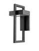 Luttrel 1 Light Outdoor Wall Light in Black (566M-BK-LED)