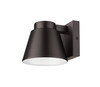 Z-Lite Asher 1 Light Outdoor Wall Light in Outdoor Rubbed Bronze (544S-ORBZ-LED)